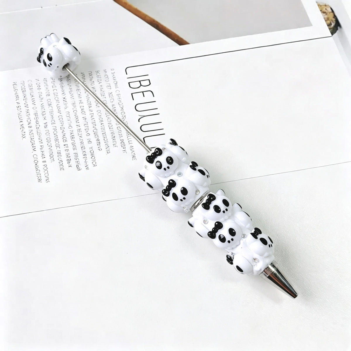 Halloween Elements Pumpkin Rhinestones Beadable Pen 15