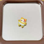 Painted Hello Kitty Acrylic Beads 25mm Wearing ButterBear Costume 10pcs 4