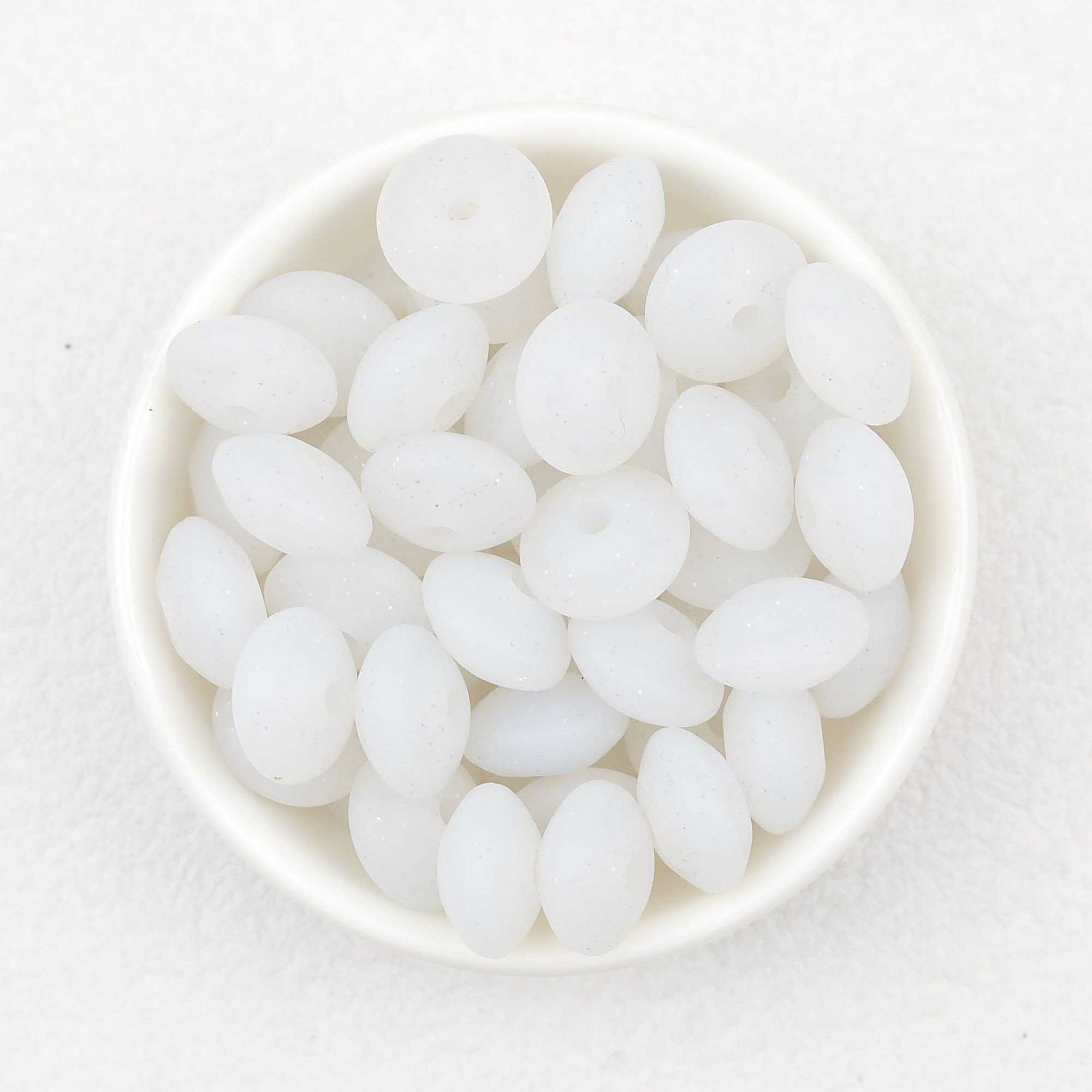 12mm Glitter Silicone Round Spacer Beads Assorted Colors 50pcs - 4