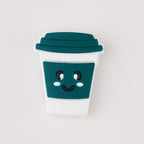 Silicone Focal Beads Smile Cup Smiling Face Coffee Cup 10pcs 3