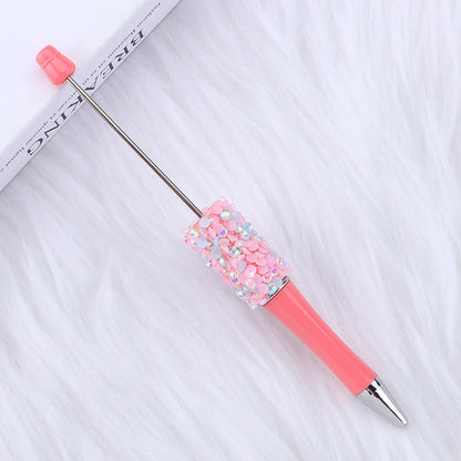 Beadable Pen with Creative Sequin Petal Decoration 18