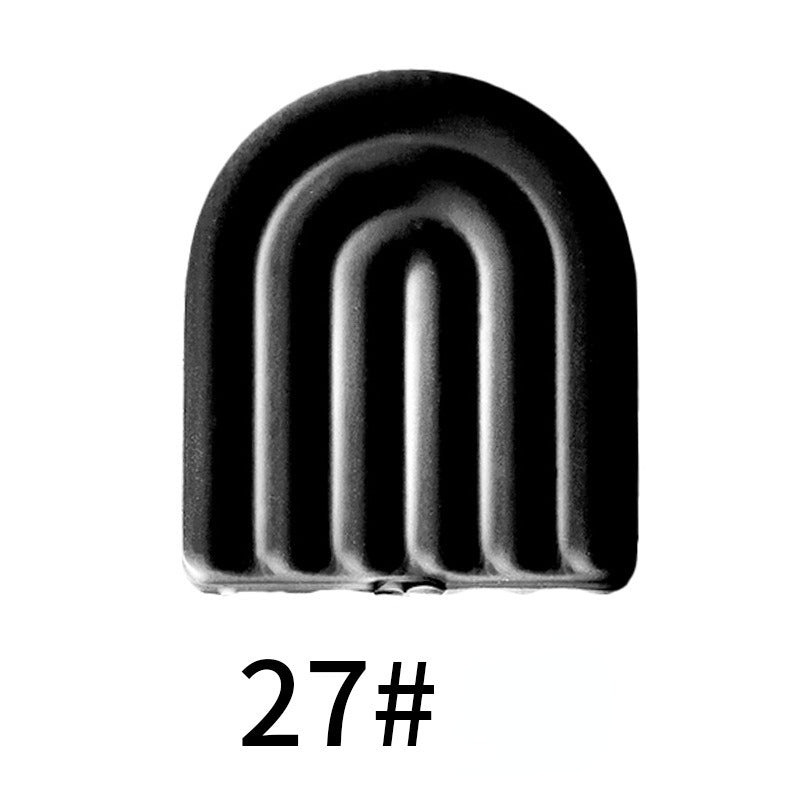 Color Arch Silicone Beads Minimalist Door Design 20pcs 11