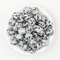 15mm Printed Silicone Beads Cartoon Character Designs 50pcs - Mickey