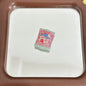Square Acrylic Beads 20mm Cartoon Animal Illustration Snack Bag 10pcs 3
