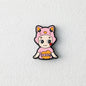 Colorful Animal Character Silicone Focal Beads 20pcs - Dog