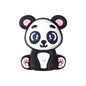 Silicone 3D Focal Beads Animal Panda Lion Sloth Hippopotamus Cow Sitting Pose 20Pcs 16