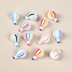 Silicone 3D Focal Beads Hot Air Balloon Rounded Balloon Shape 20pcs 4
