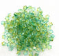 Pentagonal Star Glass Beads 8mm Transparent Pastel Colors 30pcs 33