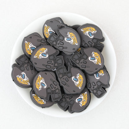 NFL Teams Silicone Focal Beads Football Helmet Design 20pcs 6