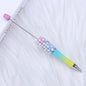 Colorful Pearl Gradient Round Ballpoint Pen Plastic 17