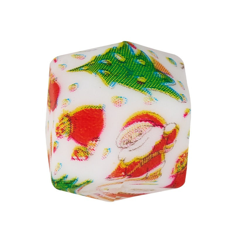 Holiday Silicone Focal Beads Wholesale, Christmas Tree Snowman Shapes Stocking Design