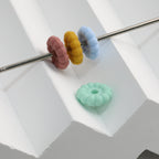 50pcs 12mm 15mm Disc Silicone Beads Solid Colors Smooth Matte