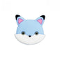 Silicone Focal Beads Animal Baby Fox Rounded Head Smiling Face 20pcs 8