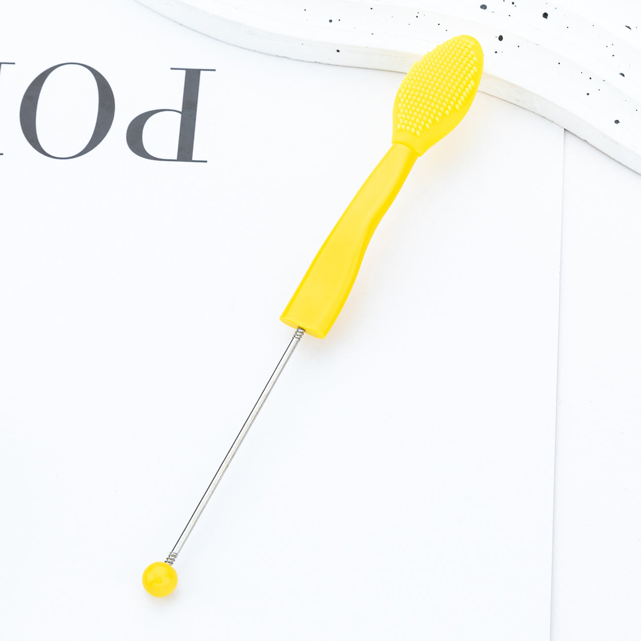 Beadable Lip Scrub Brushes Multi-functional