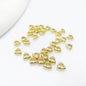 Alloy Triangular Spacer Beads 3/4mm Tibetan Style 100pcs 5