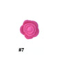 Double-Sided Flower Silicone Beads Multi Color Solid 50pcs 10