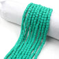 Cube Clay Beads 6mm Solid Color Polymer Matte Finish 10strands 21