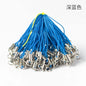 Polyester Iron Aluminum Phone Strap 58mm Colorful 100pcs 10