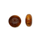10mm Resin Rondelle Beads Imitation Gold Thread Amber 100pcs 5