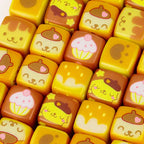 Pom Pom Purin Printed Acrylic Square Beads 14mm 10pcs