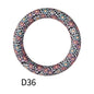65mm Printed Silicone Beads Round Rings Floral Animal Spots Prints 42