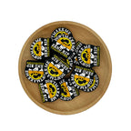 Don't Make Me Send Rip Yellow Stone Silicone Focal Beads 20pcs 2