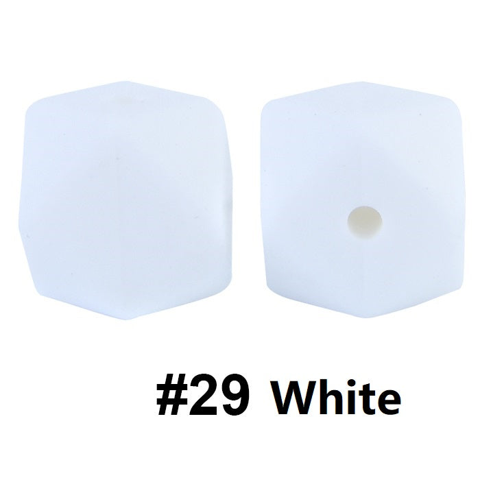 Christmas 15mm Silicone Beads Classic Holiday Colors 20pcs 14
