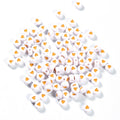 Colored Heart Acrylic Flat Round Beads 7mm Mixed Colors 200pcs 6