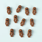 Silicone 3D Focal Beads Star Wars Chewbacca Detailed Fur Bandolier 20pcs 4