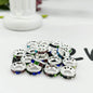 Copper Round Spacer Beads 10mm Large Hole Rhinestone 100pcs 6