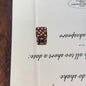 Coffee Tone Square Acrylic Beads 14mm Polka Dotted Glossy 10pcs 3