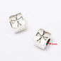 Vintage European Style Metal Beads Zinc Alloy Aged Silver Tone 50pcs 11