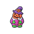 Silicone Focal Beads Halloween Pumpkin Head Wearing Witch Hat 20pcs