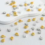 Alloy Double Hole Spacer Beads 10mm Vintage Tibetan Style 90pcs