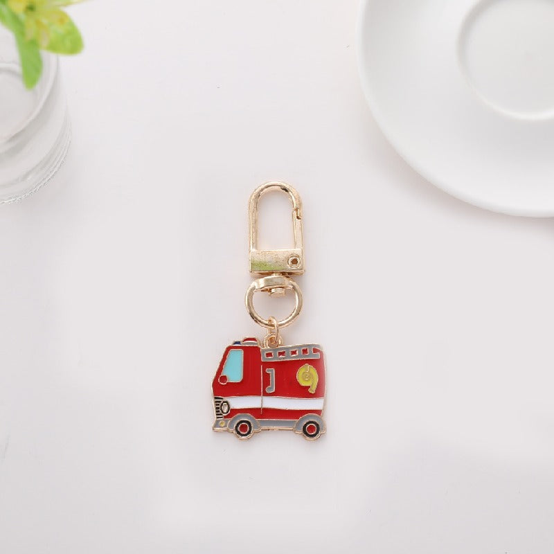 Enamel Astronaut Keychain Metal Zinc Alloy Space Theme Charm 21