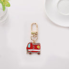 Enamel Astronaut Keychain Metal Zinc Alloy Space Theme Charm 21