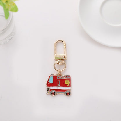 Enamel Astronaut Keychain Metal Zinc Alloy Space Theme Charm 21