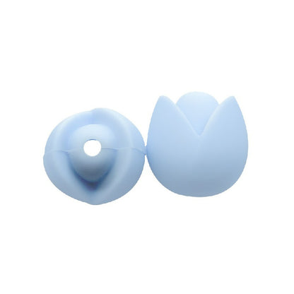 Lotus Silicone Beads Pastel Colors Soft Matte Finish 10pcs 18