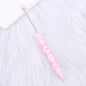 Beadable Long Pink Butterfly Pattern Ballpoint Pen for Crafting 11