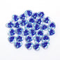 Dot Heart Acrylic Beads 12mm Colorful Centers 5pcs 11