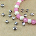 Alloy Lantern Spacer Beads 5mm Smooth Tibetan Style 50pcs 2