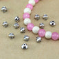 Alloy Lantern Spacer Beads 5mm Smooth Tibetan Style 50pcs 2