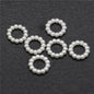 Plastic Circle Spacer Beads 7mm 9mm 12mm 14mm 15mm Imitation Pearl 100pcs
