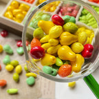 3D Fruit Series Acrylic Beads Playful Glossy Mixed Colors 50pcs