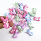 Silicone Focal Beads Rabbit Sitting Pose Long Ears 20pcs 4