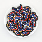 Patriotic Eagle Silicone Focal Beads US Independence Day Theme 20pcs