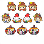 Silicone Focal Beads Scarecrow Autumn Pumpkin With Text Autumn Vibes 20pcs