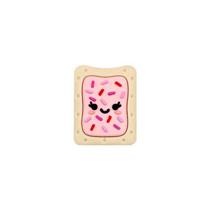Silicone 3D Cheese Cracker Focal Beads Cute Biscuit Shape 20pcs 7