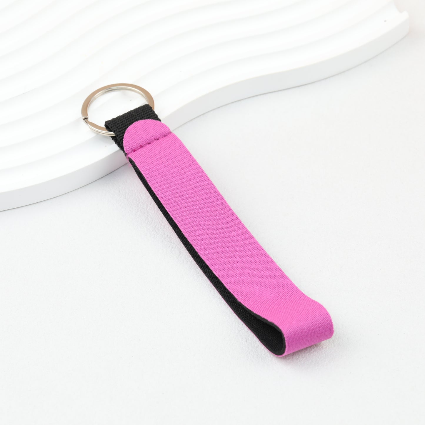 Neoprene Wristlet Keychain Comfortable Soft Loop 135mm