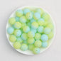 Glow in the Dark 15mm Round Silicone Beads 50pcs 12